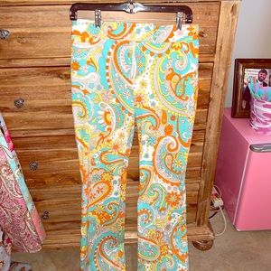 Bootcut funky paisley pants